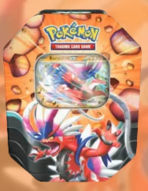 Pokemon Slashing Legends Ex Tin Koraidon ex
