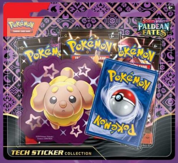 Pokémon TCG Scarlet & Violet 4.5 Paldean Fates Tech Sticker Box - Fidough