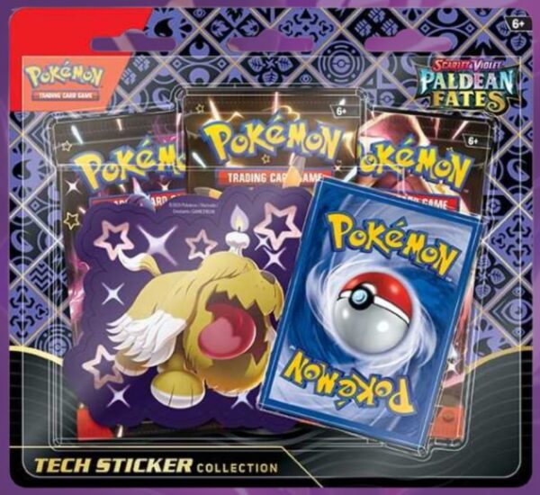 Pokémon TCG Scarlet & Violet 4.5 Paldean Fates Tech Sticker Box - Greavard