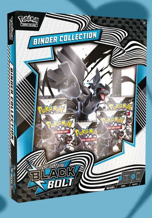 Pokémon TCG Scarlet & Violet 10.5 – Black Bolt Binder Collection – Zekrom Edition