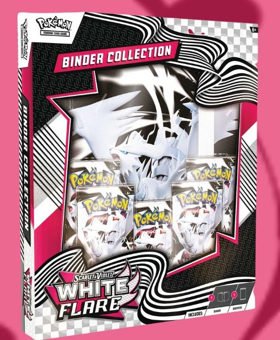Pokémon TCG Scarlet & Violet 10.5 – White Flare Binder Collection – Reshiram Edition