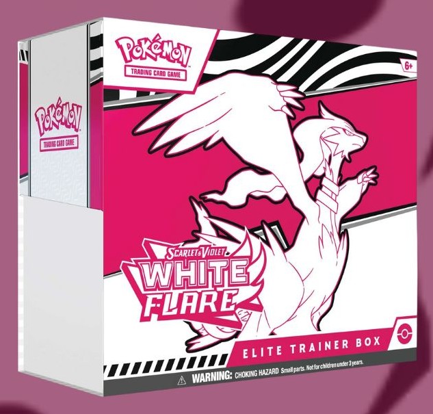 Pokémon TCG Scarlet & Violet 10.5 - White Flare - Elite Trainer Box Reshiram