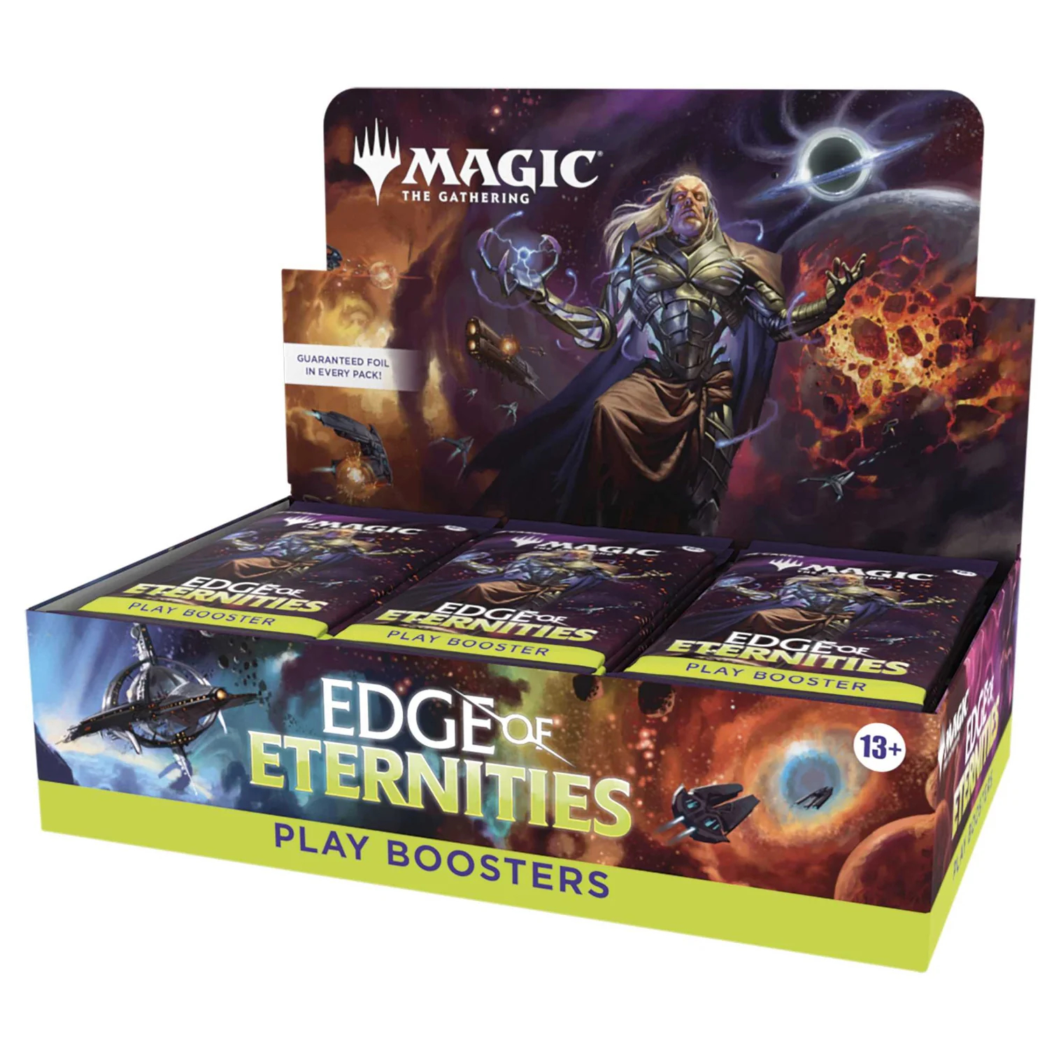 Edge of Eternities Play Booster Box från Magic The Gathering med 30 Play Boosters