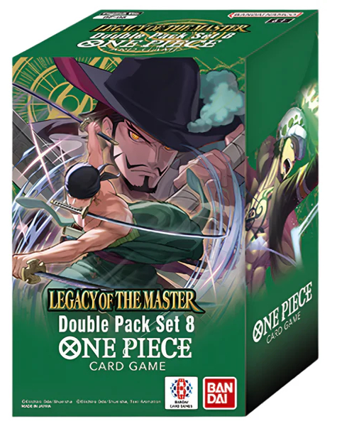 One Piece Double Pack Set Vol. 8 med 2 booster packs och ett DON!!-kort