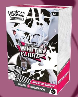 Scarlet & Violet White Flare Booster Bundle med 6 booster packs
