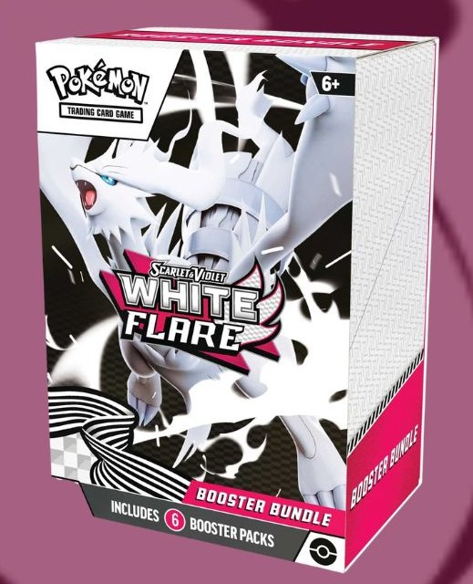 Scarlet & Violet White Flare Booster Bundle med 6 booster packs