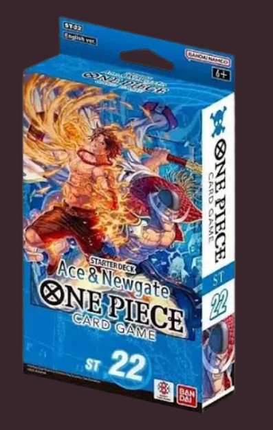 One Piece Card Game Starter Deck Ace & Newgate [ST‑22] med tema Whitebeard Pirates.