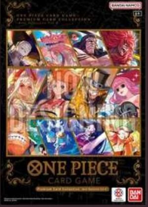 One Piece Card Game Premium Card Collection Best Selection Vol.4 samlarbok med 12 kort.