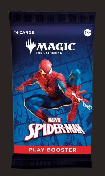 MTG Spider-Man boosterpack med Marvel-design
