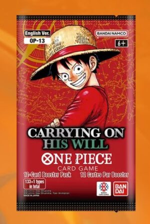 OP‑13 Booster Pack engelsk version med 12 kort