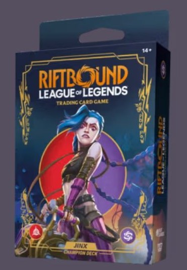 Förkonstruerad Champion Deck från Riftbound med ikonisk League of Legends-karaktär