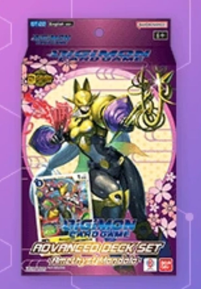 Digimon Card Game Advanced Deck Set Amethyst Mandala ST-22 förpackning