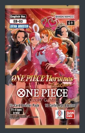 One Piece Card Game EB-03 Heroines Edition extra booster på engelska med heroines-tema och nya kort för samlare och spelare