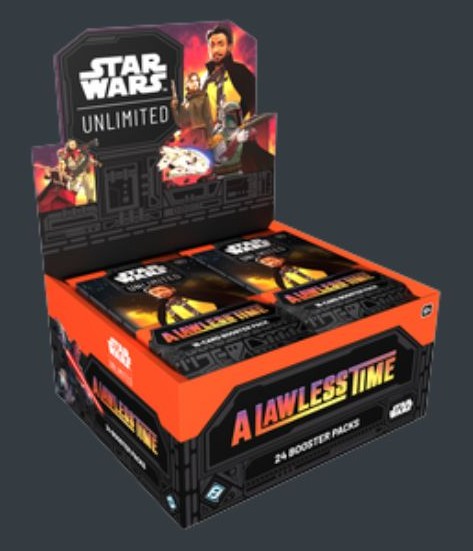 Star Wars Unlimited A Lawless Time Booster Display Set 7 på engelska med 24 booster packs.