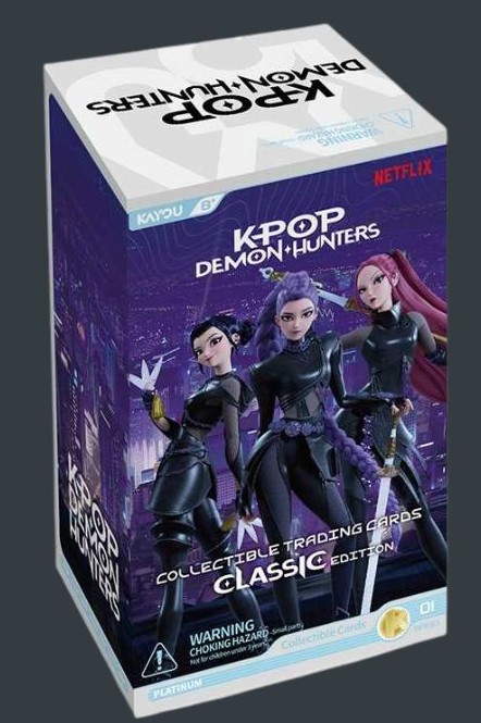 KPop Demon Hunters Classic Edition Blister på engelska med 5 kort per pack.
