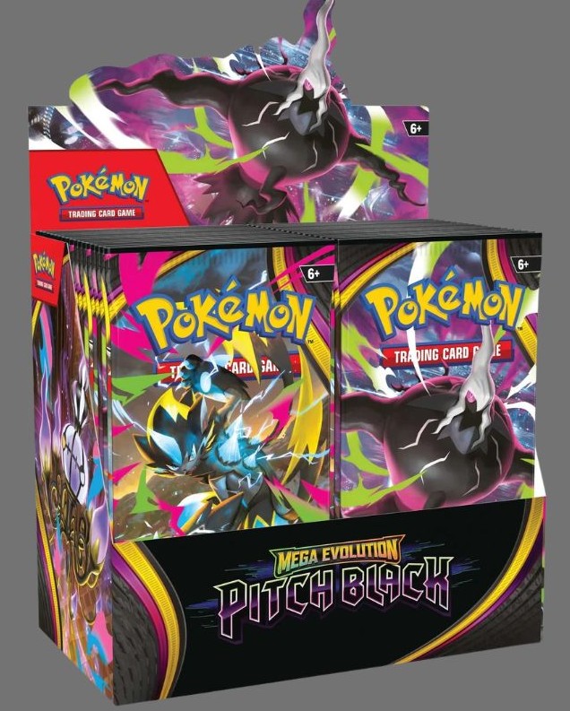 Pokémon TCG – Mega Evolution: Pitch Black Booster Display Box (36 Packs) (Engelsk)