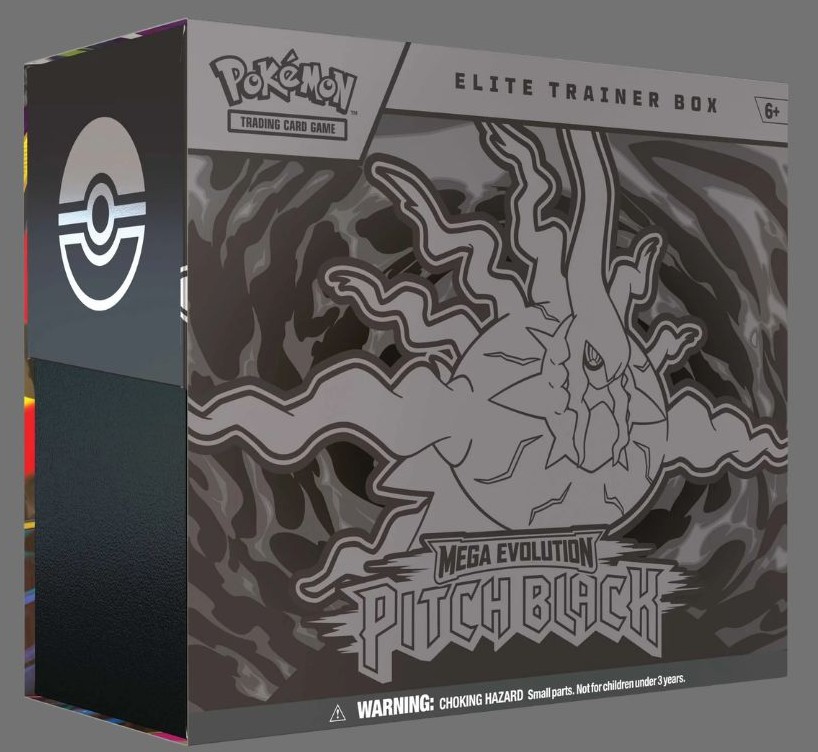 Pokémon TCG – Mega Evolution: Pitch Black Elite Trainer Box (Engelsk)
