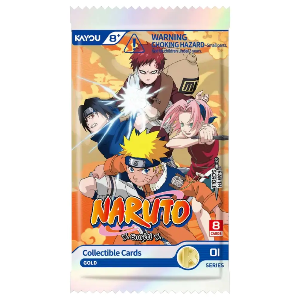 NARUTO-Smriti Collectible Cards-Earth Scroll Foil Pack 001B EMEA
