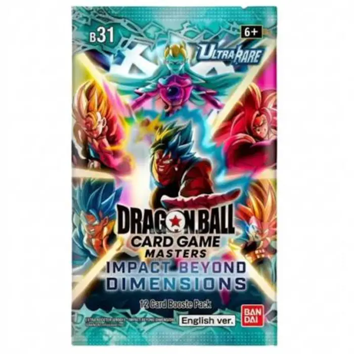 Dragon Ball Super Card Game: Masters – Booster Pack Ultra Bout #4: Impact Beyond Dimensions (B31) (Engelsk)