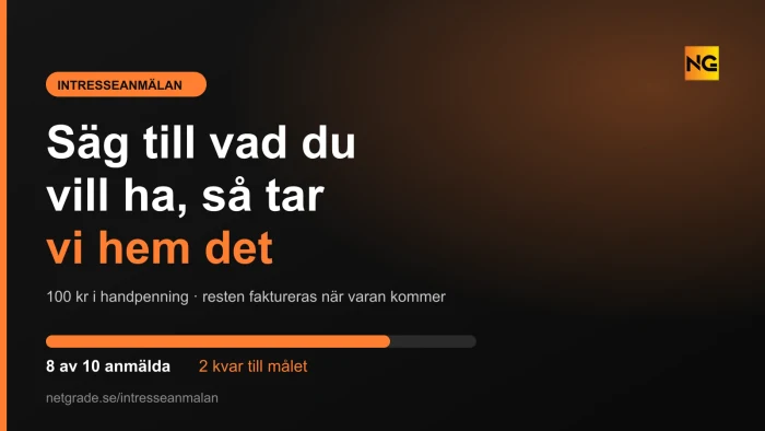 🎯 Nytt: intresseanmälan, så tar vi hem det du vill ha