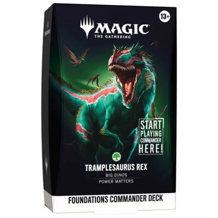 Magic: The Gathering: Foundations Starter Commander Deck - Tramplesaurus Rex