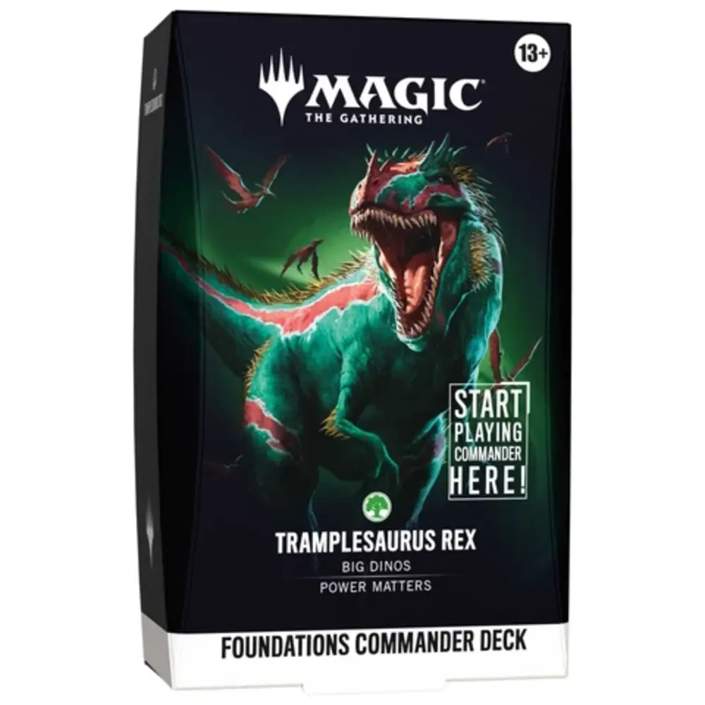 Magic: The Gathering: Foundations Starter Commander Deck - Tramplesaurus Rex
