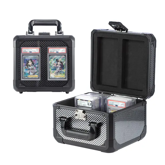 Sanseking Graded Card Case, fönsterdisplay två rader