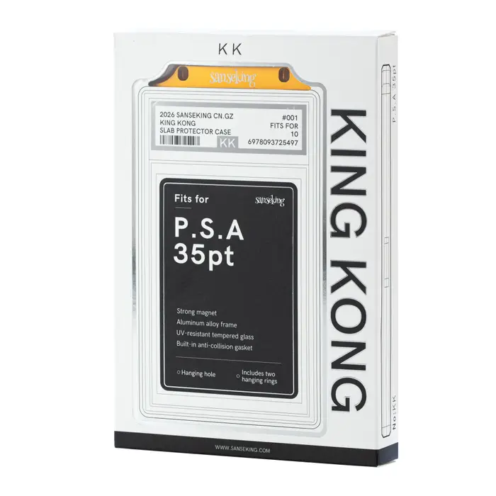 Sanseking 35PT PSA Slab Protector KingKong, Sandblasting Gold