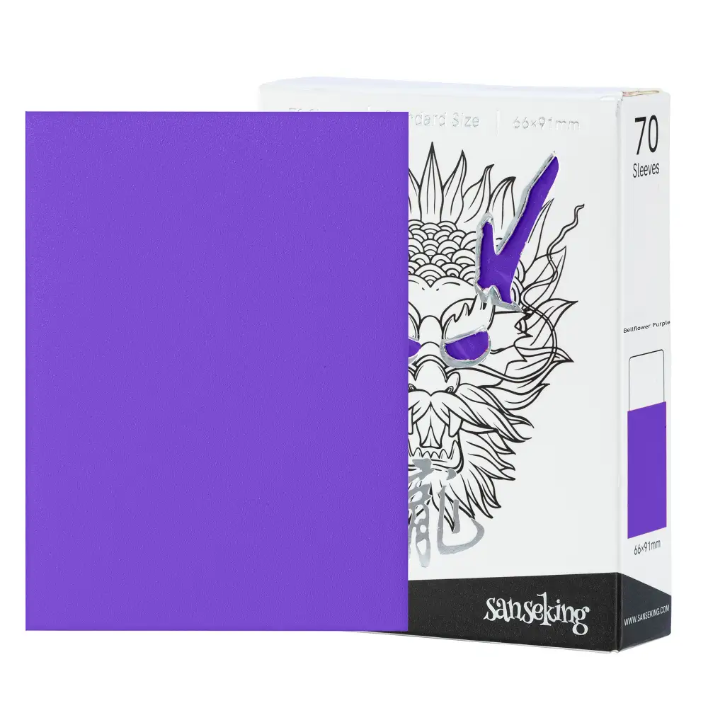 Sanseking White Dragon Tournament Sleeves, Bellflower Purple