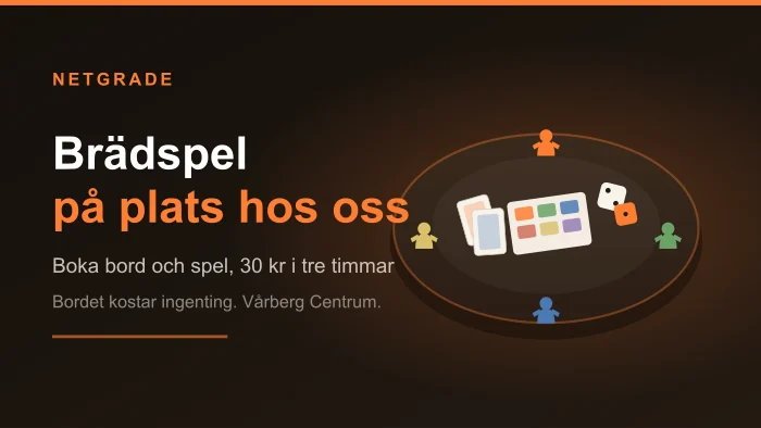 Hyr ett brädspel och spela hos oss