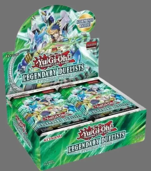 Yu-Gi-Oh! TCG Legendary Duelists Synchro Storm Booster Box 1st Edition på engelska med 36 booster packs.